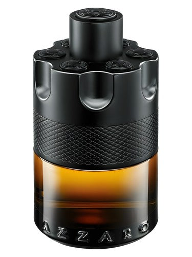 Azzaro The Most Wanted Parfum retail bottle; purchase is a separately bottled decant